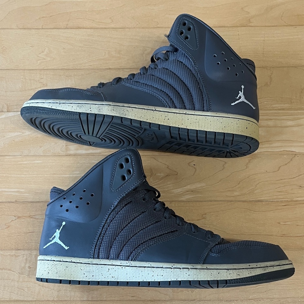 Jordan flight 4 Men's Dark Gray High-Top Sneakers